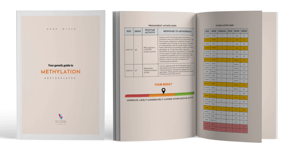 Xcode Life MTHFR Genetic Methylation Test