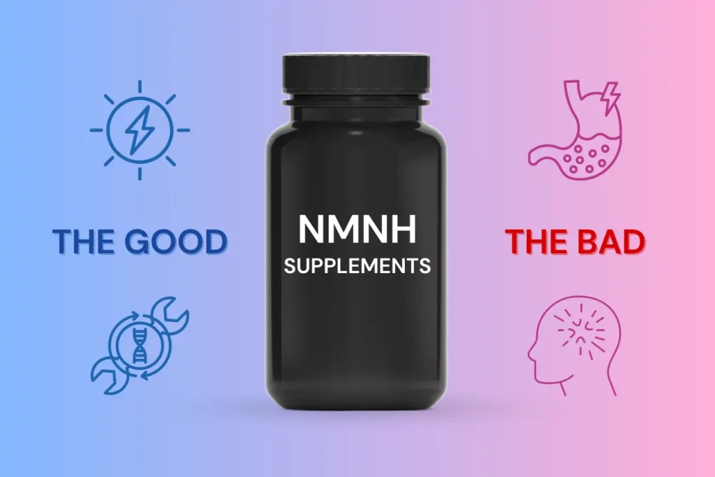 A bottle of NMNH supplements. Are they good or bad?